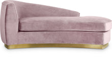 Load image into Gallery viewer, Julian Pink Velvet Chaise