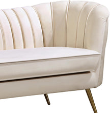 Load image into Gallery viewer, Margo Cream Velvet Sofa