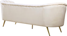 Load image into Gallery viewer, Margo Cream Velvet Sofa