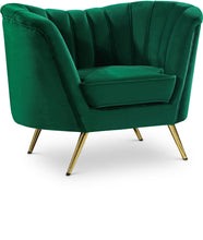Load image into Gallery viewer, Margo Green Velvet Chair