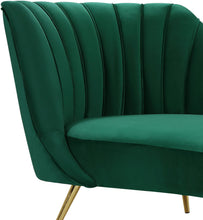 Load image into Gallery viewer, Margo Green Velvet Chaise