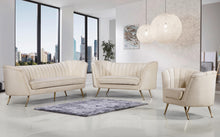 Load image into Gallery viewer, Margo Cream Velvet Sofa