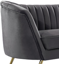 Load image into Gallery viewer, Margo Grey Velvet Sofa