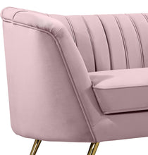 Load image into Gallery viewer, Margo Pink Velvet Sofa