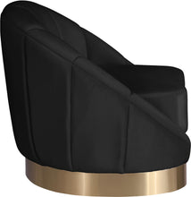 Load image into Gallery viewer, Shelly Black Velvet Chair