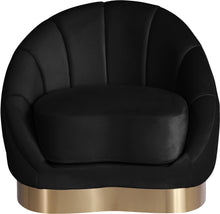 Load image into Gallery viewer, Shelly Black Velvet Chair