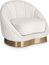 Load image into Gallery viewer, Shelly Cream Velvet Chair