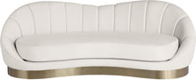 Load image into Gallery viewer, Shelly Cream Velvet Sofa