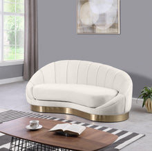 Load image into Gallery viewer, Shelly Cream Velvet Chaise