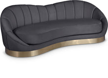 Load image into Gallery viewer, Shelly Grey Velvet Sofa