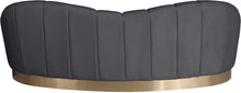 Load image into Gallery viewer, Shelly Grey Velvet Sofa