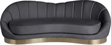 Load image into Gallery viewer, Shelly Grey Velvet Sofa