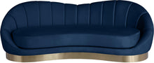 Load image into Gallery viewer, Shelly Navy Velvet Sofa