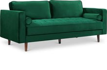 Load image into Gallery viewer, Emily Green Velvet Sofa
