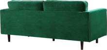 Load image into Gallery viewer, Emily Green Velvet Loveseat
