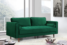 Load image into Gallery viewer, Emily Green Velvet Sofa