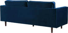 Load image into Gallery viewer, Emily Navy Velvet Sofa
