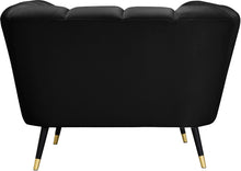 Load image into Gallery viewer, Beaumont Black Velvet Chair
