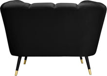 Load image into Gallery viewer, Beaumont Black Velvet Chair