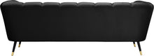 Load image into Gallery viewer, Beaumont Black Velvet Sofa