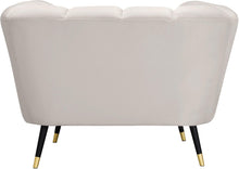 Load image into Gallery viewer, Beaumont Cream Velvet Chair
