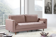 Load image into Gallery viewer, Emily Pink Velvet Sofa
