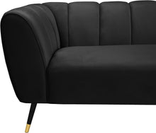 Load image into Gallery viewer, Beaumont Black Velvet Sofa