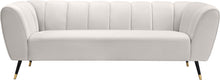 Load image into Gallery viewer, Beaumont Cream Velvet Sofa