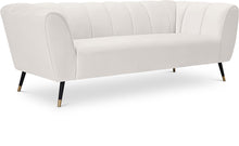 Load image into Gallery viewer, Beaumont Cream Velvet Sofa