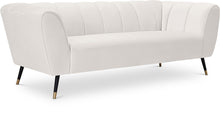 Load image into Gallery viewer, Beaumont Cream Velvet Sofa