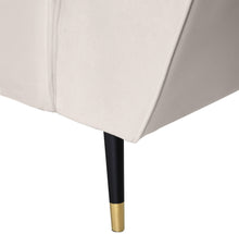 Load image into Gallery viewer, Beaumont Cream Velvet Loveseat