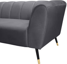 Load image into Gallery viewer, Beaumont Grey Velvet Sofa