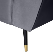 Load image into Gallery viewer, Beaumont Grey Velvet Chair