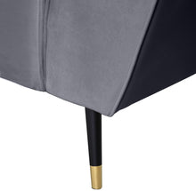 Load image into Gallery viewer, Beaumont Grey Velvet Chair