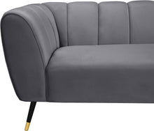 Load image into Gallery viewer, Beaumont Grey Velvet Sofa