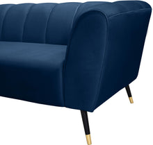 Load image into Gallery viewer, Beaumont Navy Velvet Sofa
