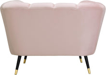 Load image into Gallery viewer, Beaumont Pink Velvet Chair