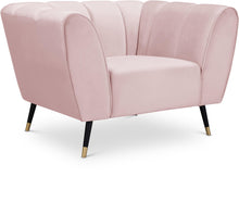 Load image into Gallery viewer, Beaumont Pink Velvet Chair