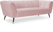 Load image into Gallery viewer, Beaumont Pink Velvet Sofa