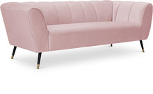 Load image into Gallery viewer, Beaumont Pink Velvet Sofa