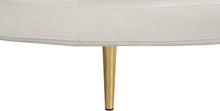Load image into Gallery viewer, Circlet Cream Velvet Round Sofa Settee
