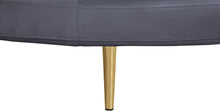 Load image into Gallery viewer, Circlet Grey Velvet Round Sofa Settee