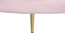 Load image into Gallery viewer, Circlet PInk Velvet Round Sofa Settee