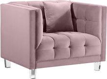 Load image into Gallery viewer, Mariel Pink Velvet Chair