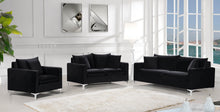 Load image into Gallery viewer, Naomi Black Velvet Chair