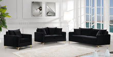 Load image into Gallery viewer, Naomi Black Velvet Chair