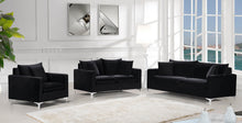 Load image into Gallery viewer, Naomi Black Velvet Sofa