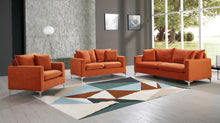 Load image into Gallery viewer, Naomi Cognac Velvet Chair