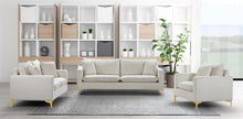 Load image into Gallery viewer, Naomi Cream Velvet Chair