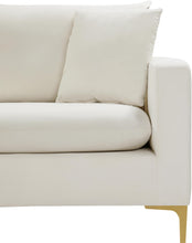 Load image into Gallery viewer, Naomi Cream Velvet Sofa